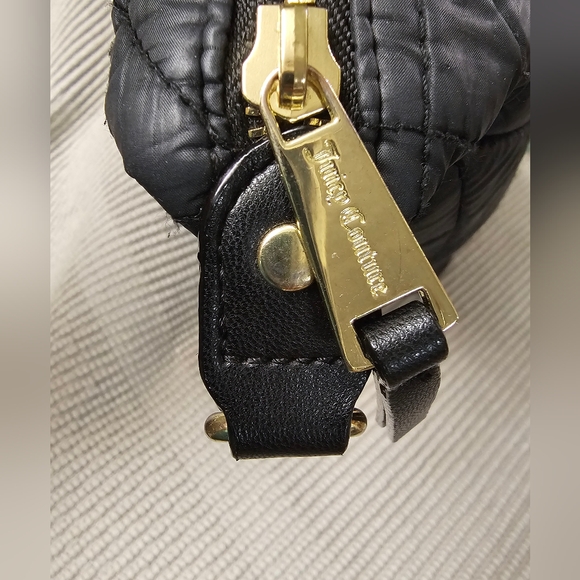 Juicy Couture Handbag Sachel Quilted Black EUC - Picture 11 of 16